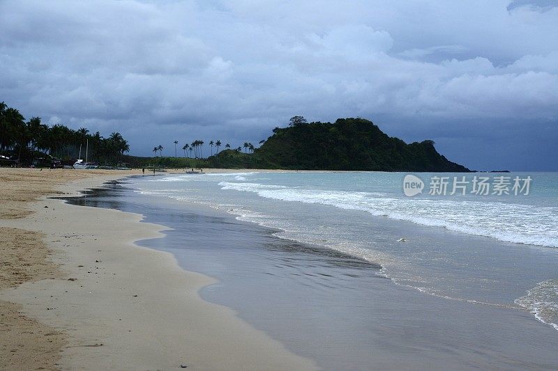 Nacpan海滩，El Nido, Palawan